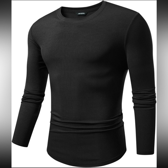 NWT JMIERR Mens Fall Crewneck Shirt Long Sleeve Anti-Wrinkle 2XL - Picture 4 of 6